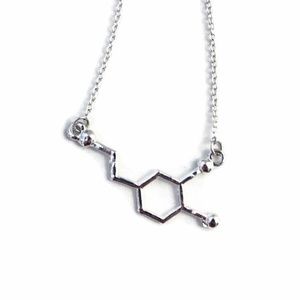 Dopamine Molecule Necklace